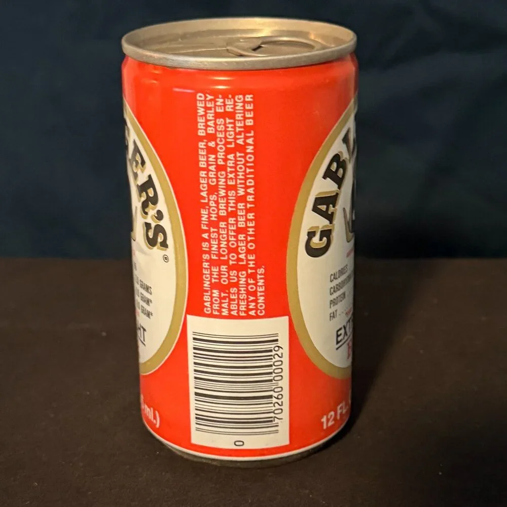 Gablinger's Extra Light Vintage Beer cans - Set of three